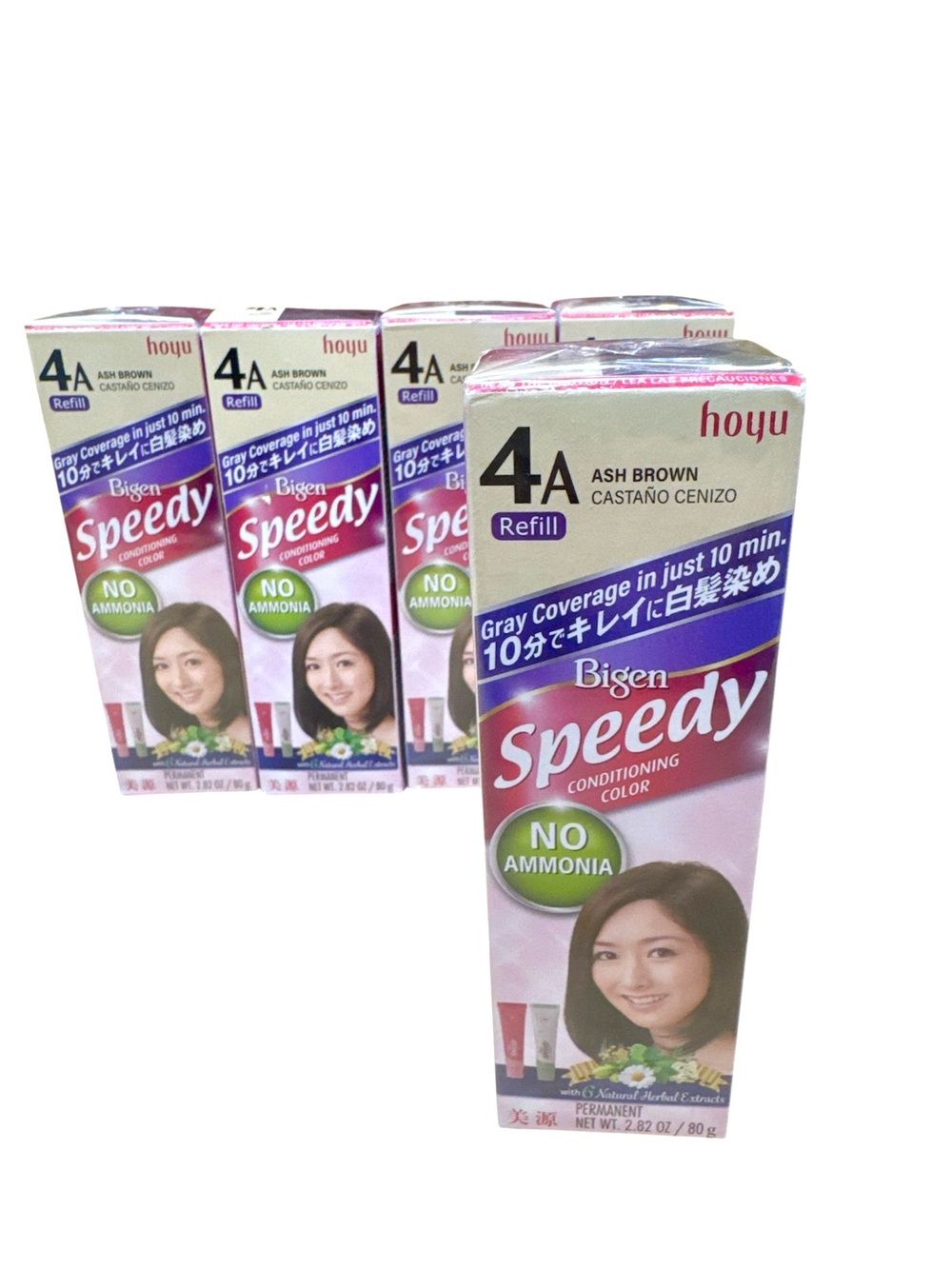 Hoyu Bigen Speedy Conditioning Color 4A Ash Brown - No Ammonia